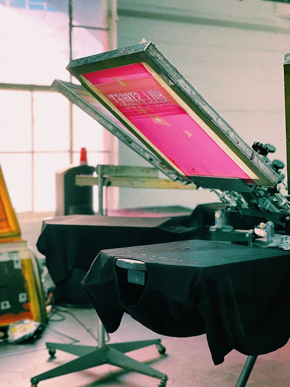 Atelier de sérigraphie textile